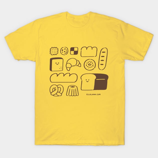 Bread Lover T-Shirt by Ella Lama